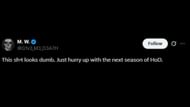 A screenshot of the comment on X (Image via X/@G1v3_M3_D3A7H)